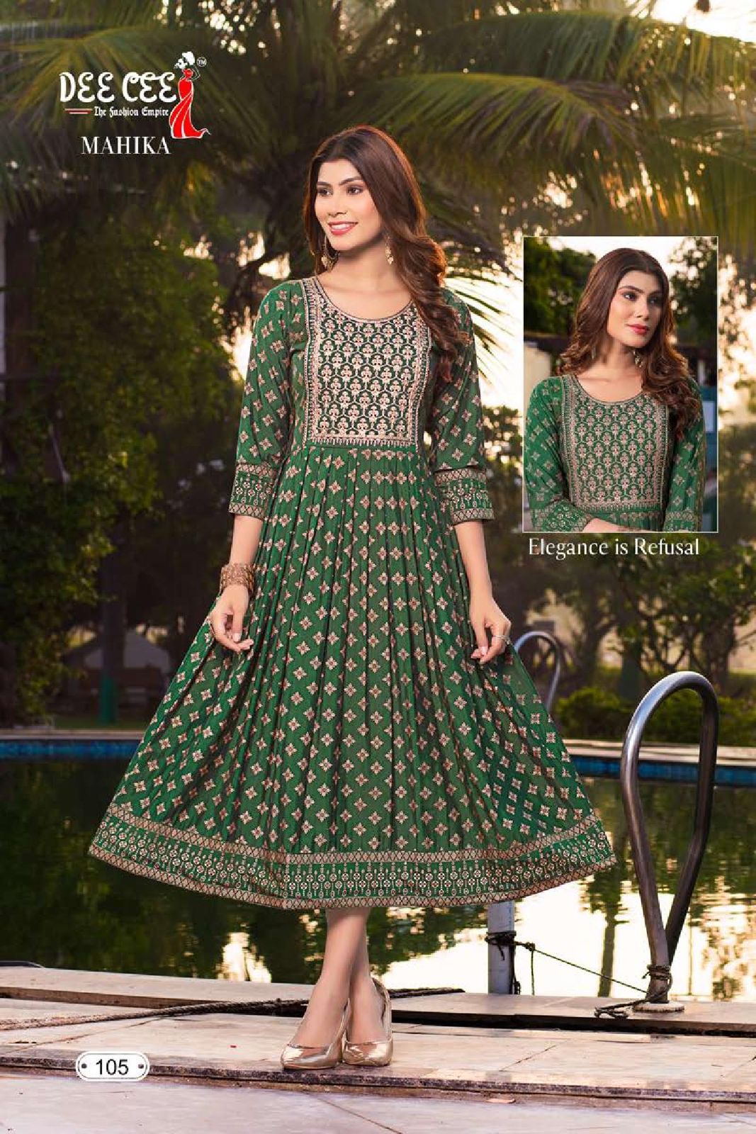Deecee By Mahika Heavy Chanderi Printed Kurtis Catalog